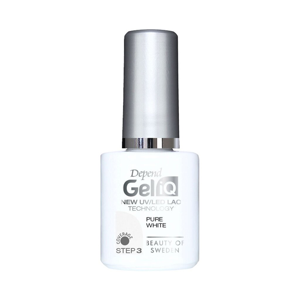 Gela laka - Depend Gel iQ 1000 Pure White, 5 ml cena un informācija | Nagu lakas, stiprinātāji | 220.lv