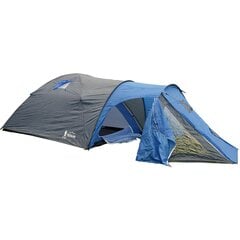 Четырехместная палатка Royokamp, синий цена и информация | Палатки | 220.lv