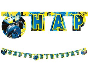 Гирлянда Batman Rogue Rage «Happy Birthday», 200 x 16 см, 93359 цена и информация | Праздничные декорации | 220.lv