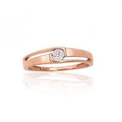 Золотое кольцо с бриллиантами "Затмение" из красного золота 585 пробы 4752263027169 цена и информация | Кольца | 220.lv