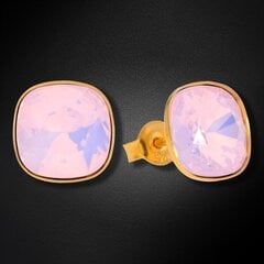 Серебряные серьги "Ослепительный Блеск (Rose Water Opal)" с кристаллами Swarovski™ DS02A381 цена и информация | Серьги | 220.lv