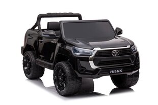 Bērnu vienvietīgs elektromobilis - Toyota Hilux DK, melns cena un informācija | Bērnu elektroauto | 220.lv