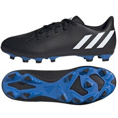 Футбольные бутсы Adidas Predator Edge 4 FxG GV9876, черные цена и информация | Футбольные ботинки | 220.lv