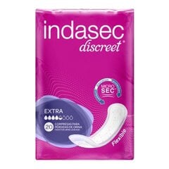 Parastie higiēniskie ieliktnīši Indasec Discreet (20 gab.) cena un informācija | Tamponi, higiēniskās paketes, ieliktnīši | 220.lv