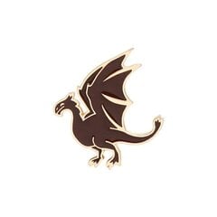 Broša Small brown dragon cena un informācija | Piespraudes, brošas | 220.lv