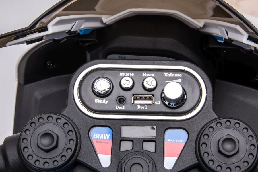 Bērnu elektriskais motocikls - BMW HP4, zils cena un informācija | Bērnu elektroauto | 220.lv