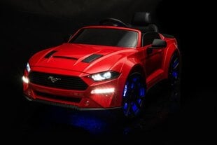 Bērnu vienvietīgs elektromobilis - Ford Mustang GT, sarkans cena un informācija | Bērnu elektroauto | 220.lv
