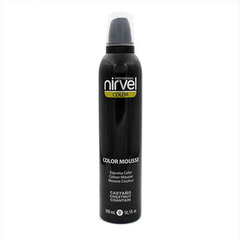 Daļēji pastāvīga matu krāsa Nirvel Color Mousse Brūns (300 ml) cena un informācija | Matu krāsas | 220.lv