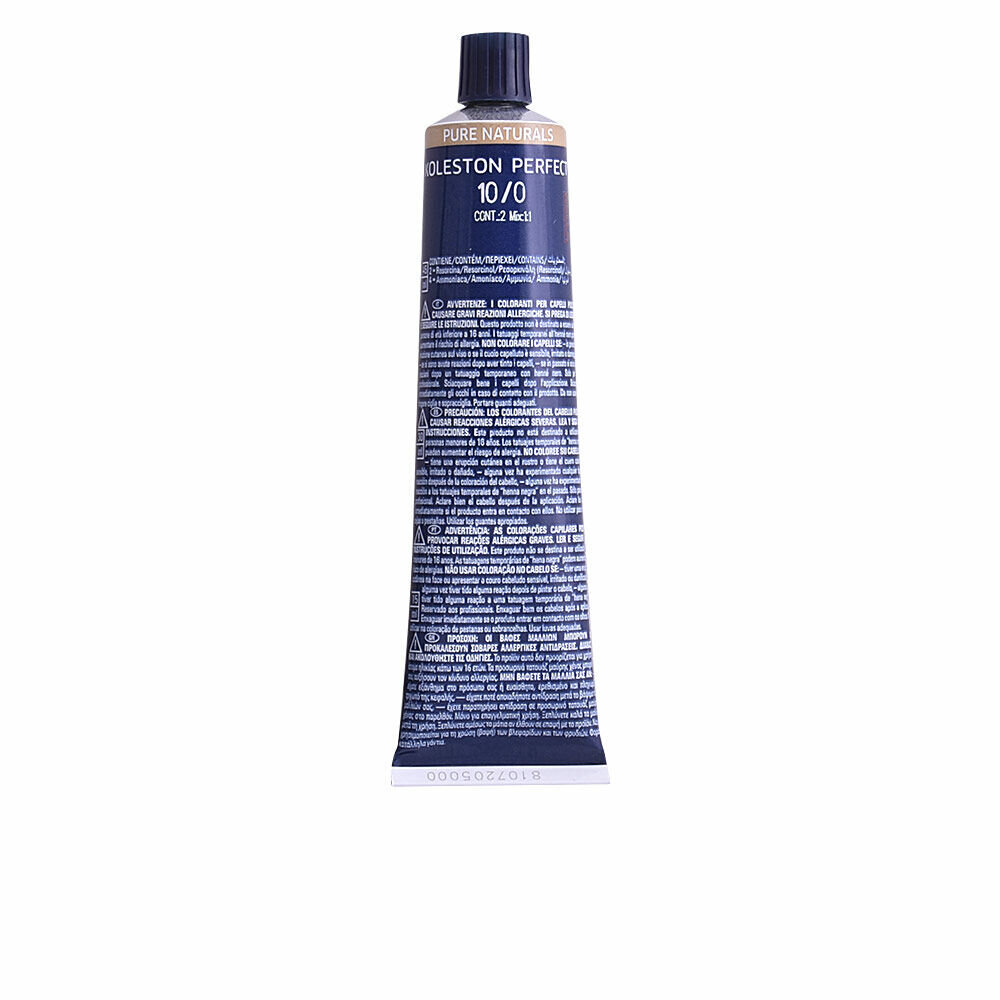 Noturīga matu krāsa Wella Koleston Perfect Me+ Pure Naturals Nº 10.0 (60 ml) cena un informācija | Matu krāsas | 220.lv