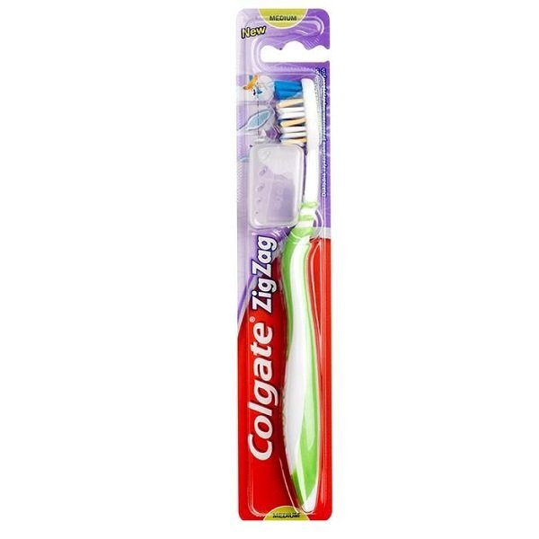 Zobu birste Colgate Zig Zag Medium, 1 gab. cena un informācija | Zobu pastas, birstes | 220.lv