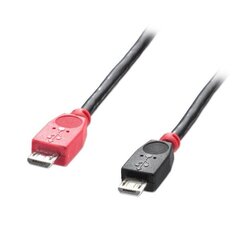 CABLE USB2 MICRO-B OTG 1M/31759 LINDY cena un informācija | Savienotājkabeļi | 220.lv