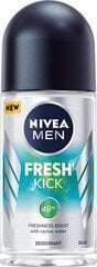 Rullīša dezodorants Nivea Fresh Kick 50 ml cena un informācija | Dezodoranti | 220.lv