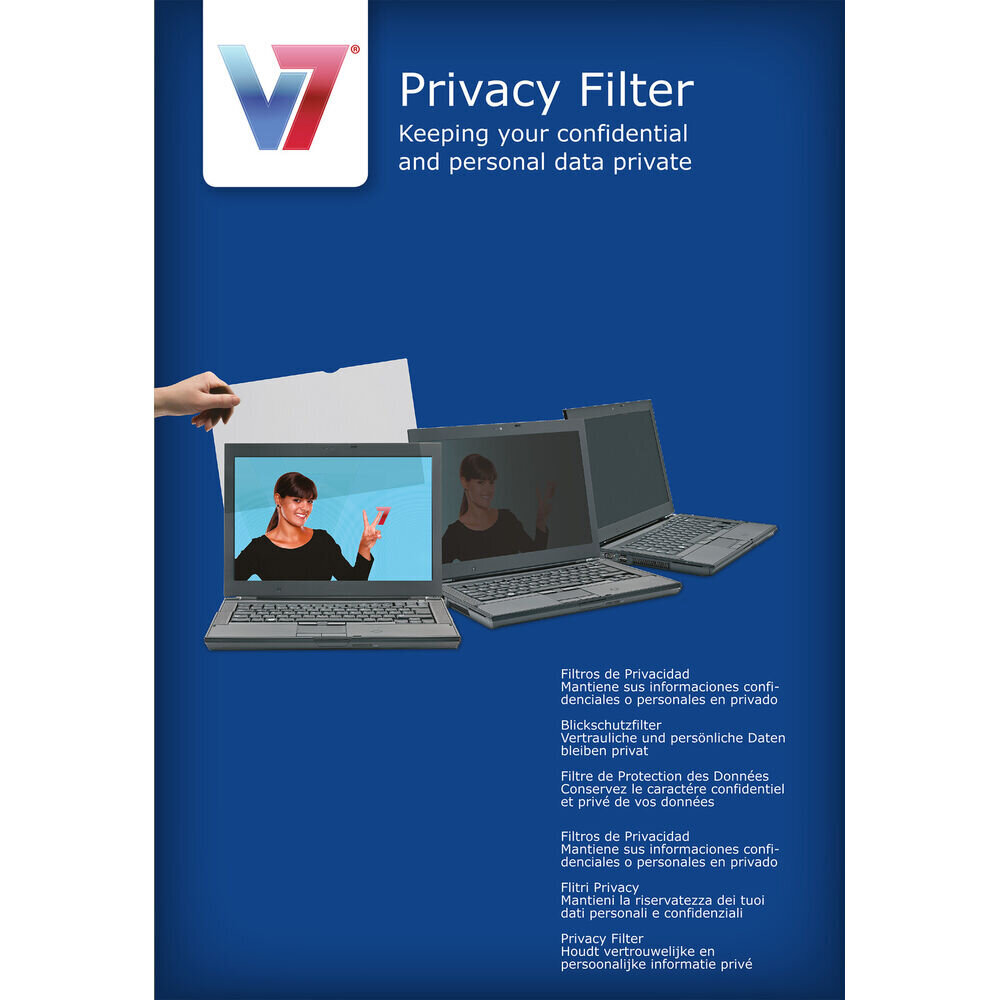 Monitora privātuma filtrs V7 PS23.6W9A2-2E cena un informācija | Portatīvo datoru dzesēšanas paliktņi un citi piederumi | 220.lv