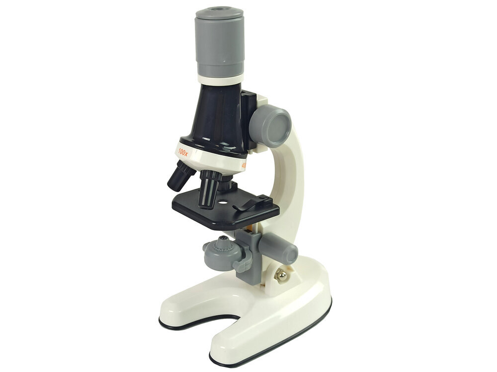 Rotaļlietu mikroskopa komplekts, balts цена и информация | Attīstošās rotaļlietas | 220.lv
