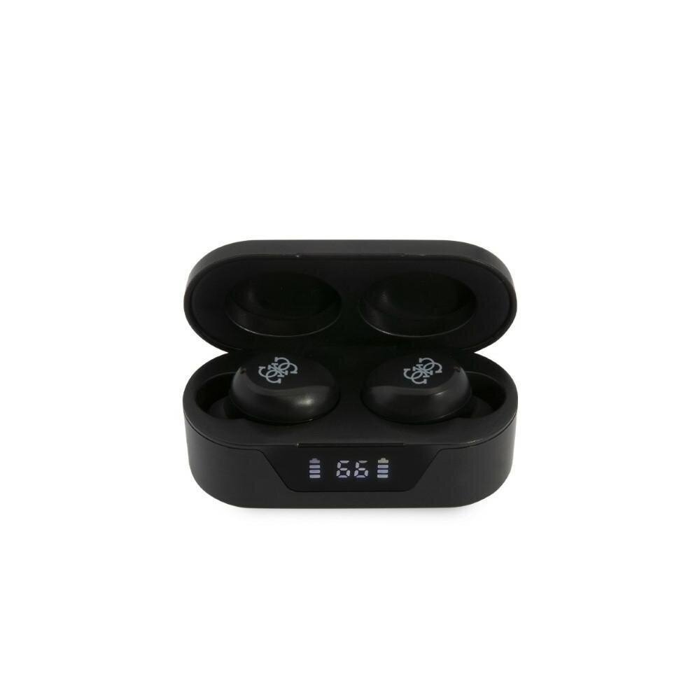 Guess wireless earphones GUTWST31EK TWS Digital BT5 Classic Logo czarme cena un informācija | Austiņas | 220.lv