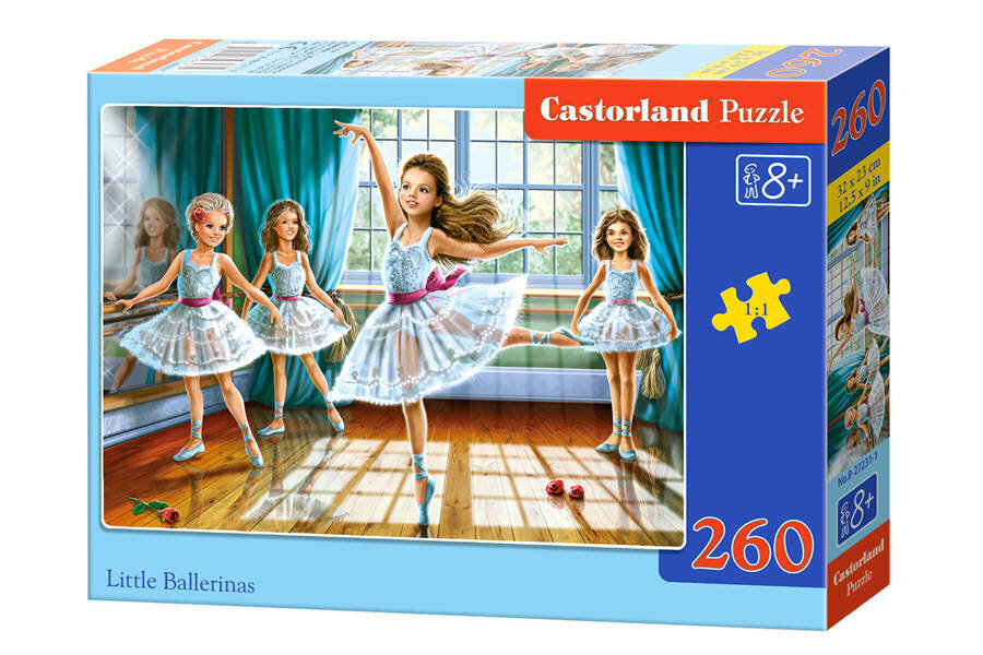Puzle Castorland Little Ballerinas, 260 gabaliņi cena un informācija | Puzles, 3D puzles | 220.lv
