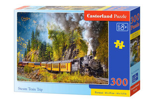 Puzle Castorland Steam Train Trip, 300 daļu cena un informācija | Puzles, 3D puzles | 220.lv