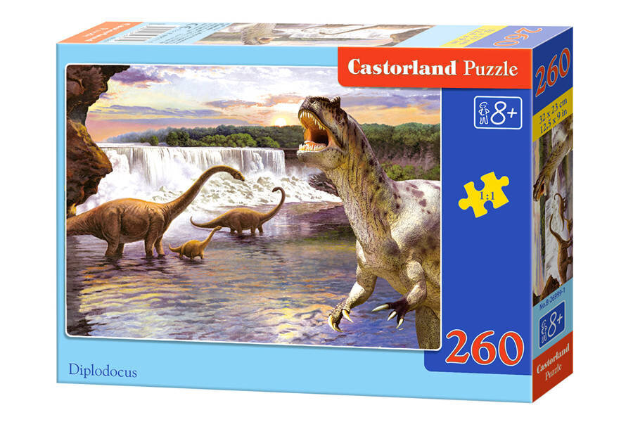 Puzle Castorland Diplodocus, 260 daļas cena un informācija | Puzles, 3D puzles | 220.lv