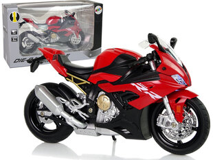 Rotaļlietu motocikla modelis BMW S1000RR, sarkans cena un informācija | Rotaļlietas zēniem | 220.lv
