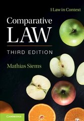 Comparative Law 3rd Revised edition cena un informācija | Ekonomikas grāmatas | 220.lv