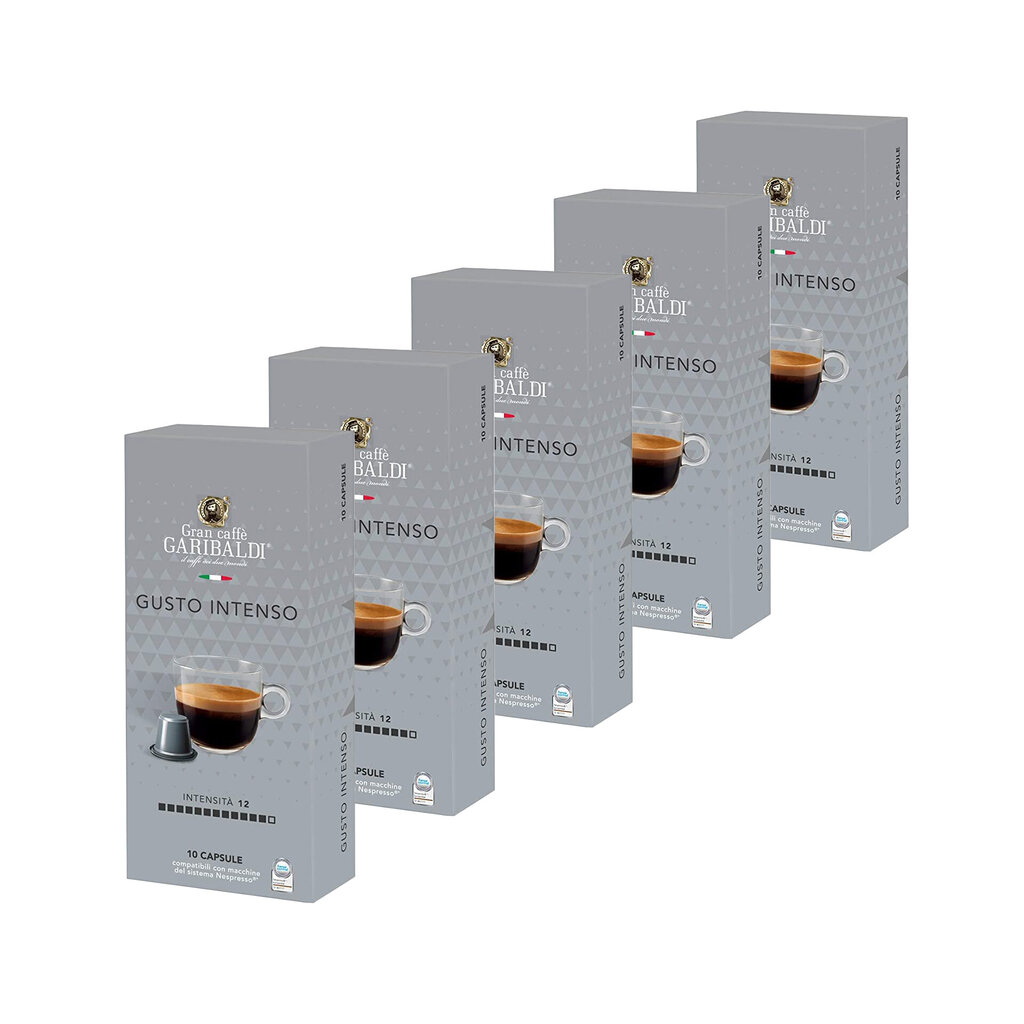 Kafijas kapsulas Gran Caffe Garibaldi - Gusto Intenso, Nespresso®  aparātiem, 50 gab. цена | 220.lv