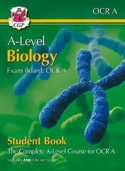 A-Level Biology for OCR A: Year 1 & 2 Student Book with Online Edition cena un informācija | Ekonomikas grāmatas | 220.lv