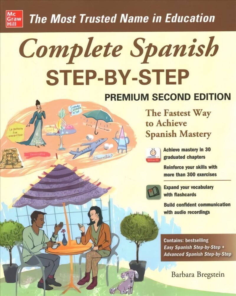 Complete Spanish Step-by-Step, Premium Second Edition 2nd edition cena un informācija | Svešvalodu mācību materiāli | 220.lv