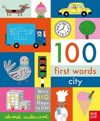 100 First Words: City cena un informācija | Grāmatas mazuļiem | 220.lv