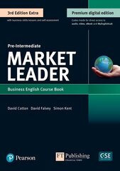 Market Leader 3e Extra Pre-Intermediate Student's Book & eBook with Online   Practice, Digital Resources & DVD Pack 3rd edition цена и информация | Учебный материал по иностранным языкам | 220.lv