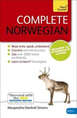 Complete Norwegian Beginner to Intermediate Course: (Book and audio support) 3rd edition cena un informācija | Svešvalodu mācību materiāli | 220.lv