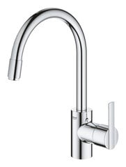 Смеситель для раковины GROHE QuickFIx Feel с выдвижным душем, хром, 32671002 цена и информация | Кухонные смесители  | 220.lv