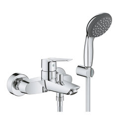 Комплект смеситель для ванной и ручной душ Grohe Start, 23413002 цена и информация | Смесители | 220.lv