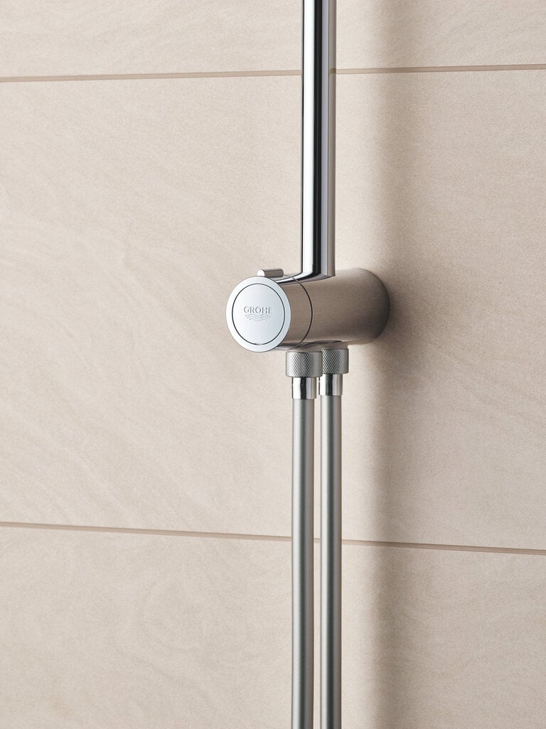 GROHE Vitalio Start 250 Flex dušas sistēma ar 250mm lietus galvu un 100mm rokas dušu, hroms, 26698000 цена и информация | Dušas komplekti un paneļi | 220.lv