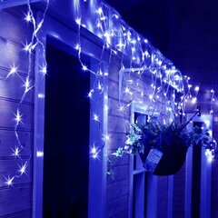 1000 светодиодных лампочек профессиональная уличная гирлянда Сосульки Brosberg, 30 м, синий цвет цена и информация | Гирлянды | 220.lv