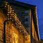 700 LED spuldžu profesionāla āra virtene Lāstekas ar melnu vadu Brosberg, Silti balta gaisma cena un informācija | Ziemassvētku lampiņas, LED virtenes | 220.lv