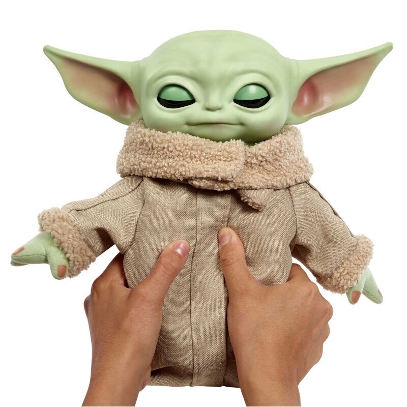 Mīkstā rotaļlieta Mattel Star Wars Baby Yoda Grogu, HJM25 cena un informācija | Mīkstās (plīša) rotaļlietas | 220.lv