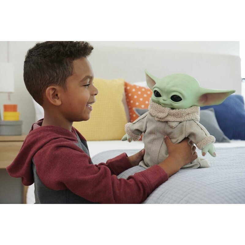 Mīkstā rotaļlieta Mattel Star Wars Baby Yoda Grogu, HJM25 cena un informācija | Mīkstās (plīša) rotaļlietas | 220.lv