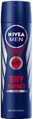 Izsmidzināms dezodorants vīriešiem Nivea Dry Impact plus, 150 ml cena un informācija | Dezodoranti | 220.lv