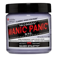 Noturīga matu krāsa Classic Manic Panic ‎612600110067 Silver Stiletto (118 ml) cena un informācija | Matu krāsas | 220.lv