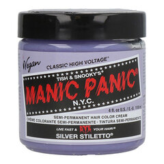 Noturīga matu krāsa Classic Manic Panic ‎612600110067 Silver Stiletto (118 ml) cena un informācija | Matu krāsas | 220.lv
