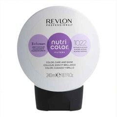 Стойкая краска для волос Revlon Nutri Color 1022 Platinum, 240 мл цена и информация | Краска для волос | 220.lv