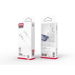 XO cable NB-Q189A PD USB-C - Lightning 1,0m 20W white cena un informācija | Savienotājkabeļi | 220.lv