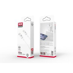 XO cable NB-Q189B PD USB-C - Lightning 2,0m 20W white cena un informācija | Savienotājkabeļi | 220.lv