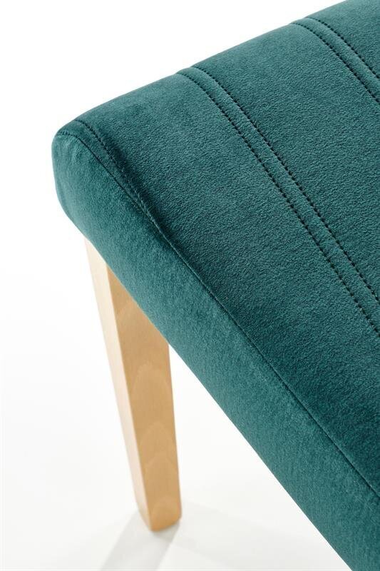 2-u krēslu komplekts Halmar Diego 3, zaļš cena un informācija | Virtuves un ēdamistabas krēsli | 220.lv