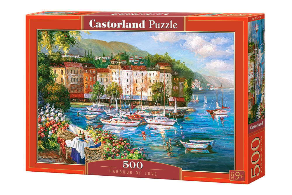 Puzle Castorland Harbour of Love, 500 daļu cena un informācija | Puzles, 3D puzles | 220.lv