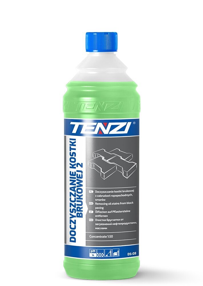 Koncentrēts līdzeklis bruģakmeņu tīrīšanai TENZI 2 1L цена и информация | Tīrīšanas līdzekļi | 220.lv