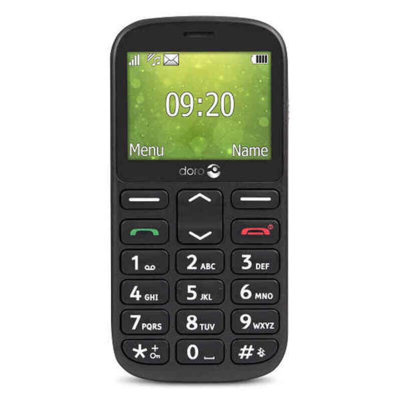 Doro 1361 2.4" Black цена и информация | Mobilie telefoni | 220.lv