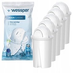 Wessper AquaClassic, 5 шт. цена и информация | Фильтры для воды | 220.lv