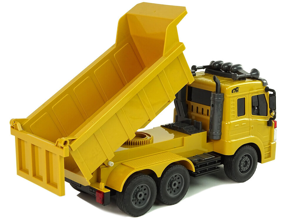 Radio vadāms kravas automobilis-pašizgāzējs cena un informācija | Rotaļlietas zēniem | 220.lv