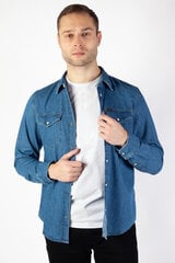 Джинсовая рубашка Lee L69HKXLR-M цена и информация | Мужские рубашки | 220.lv